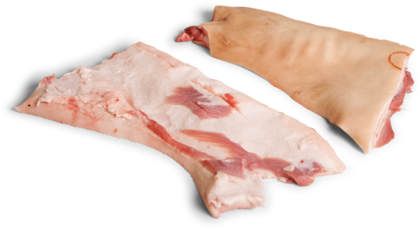 Frozen Pork Neck Fat, Rind-On